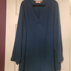 EVRI Teal blouse size 3X